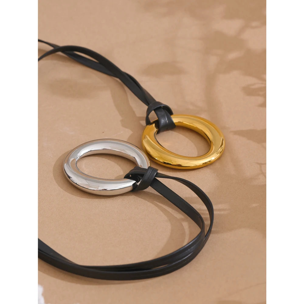 Colar Long  Leather Khosh Brands