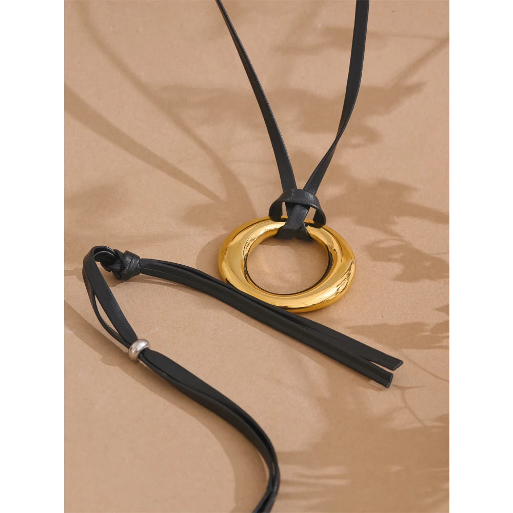 Colar Long  Leather Khosh Brands