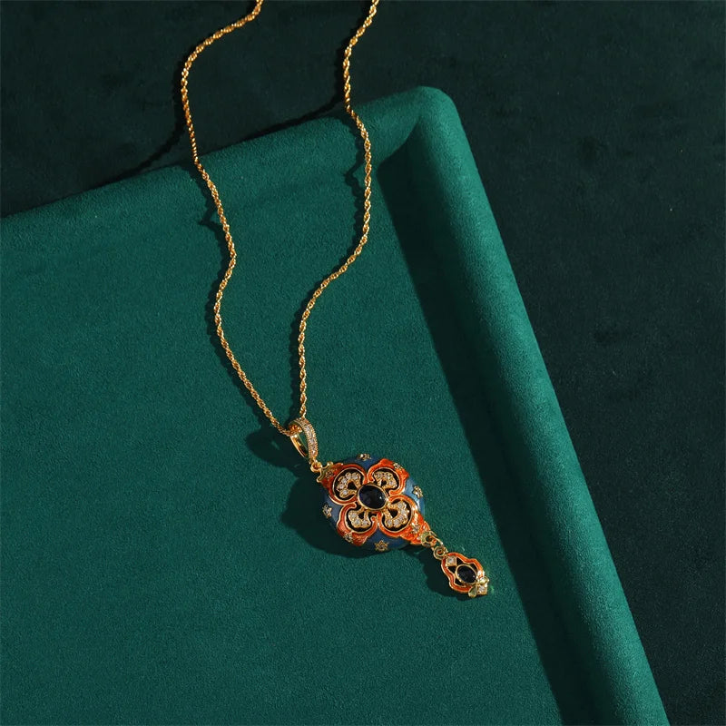 Colar Floral Gemstone Khosh Brands