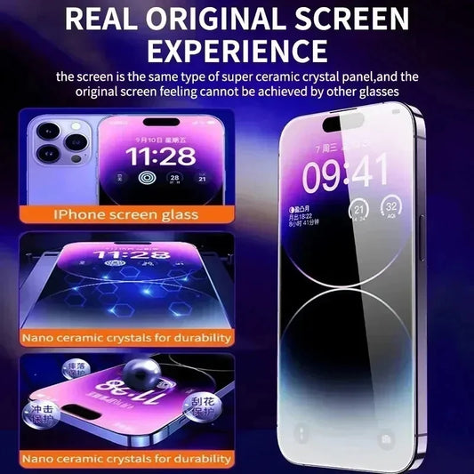 Tela Easy Protector for iPhone 15 Pro Max 16 13 11 14 XR XS X 12 6 7 8 Plus Glass