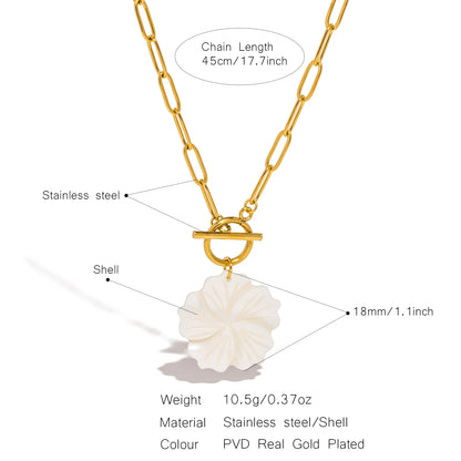 Colar Flower Shell Khosh Brands