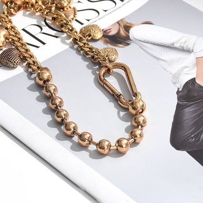Colar Gold Heart Khosh Brands