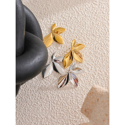 Brincos Leaves Stud Khosh Brands